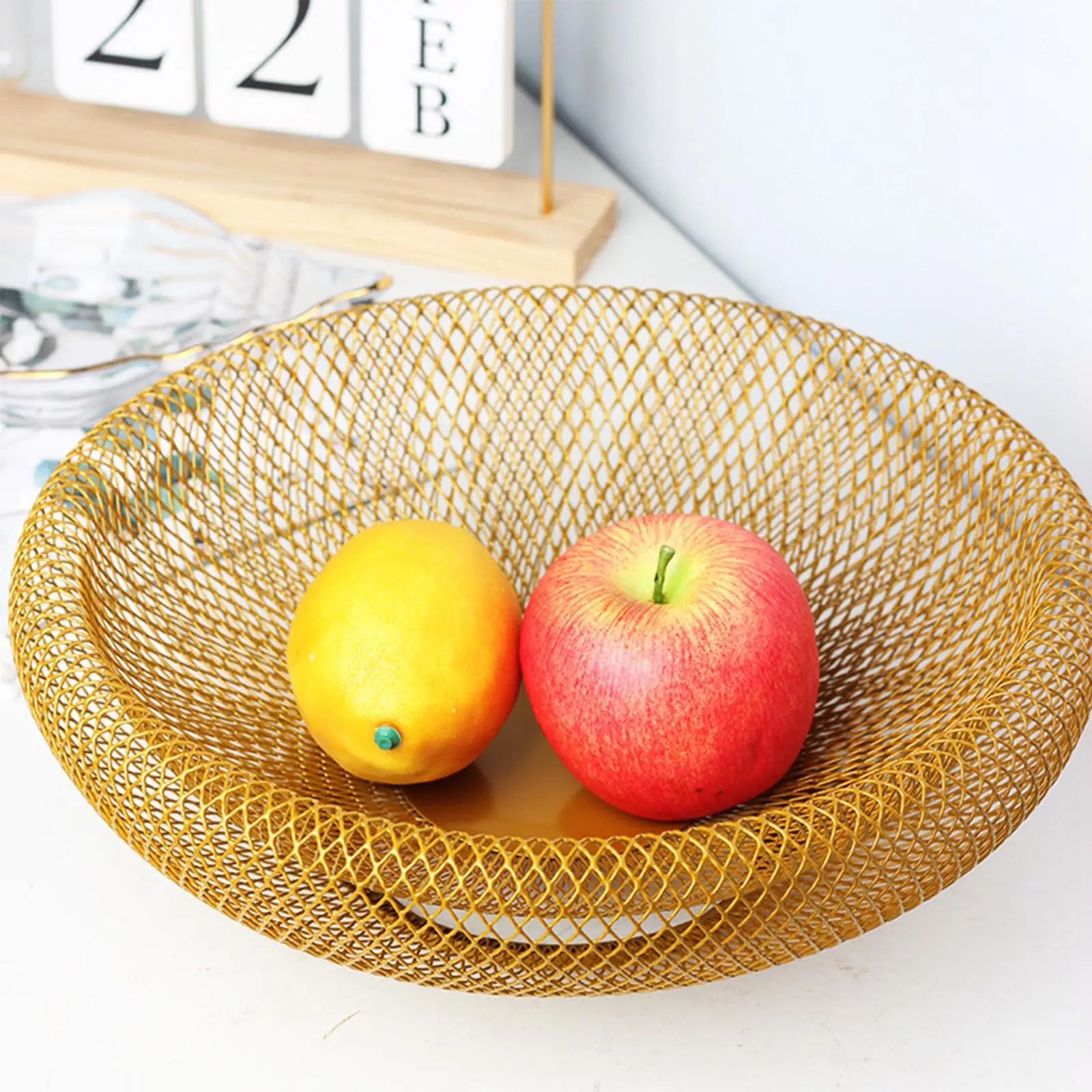 Nordic Wire Iron Fruit Basket Snack Storage Bowl Table Organizer Vegetable Stand Holder for Kitchen Ceremony Home Ornaments
