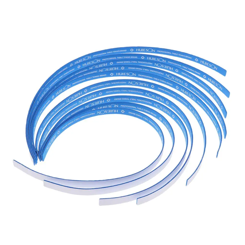 10 Pieces Table Tennis Racket Edge Tape Table Tennis Paddle Sponge Side Tape Protector Blue