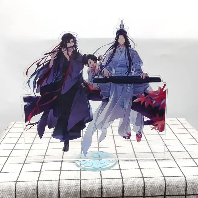  YURCNSA Mo Dao Zu Shi Standing Figure The Untamed Anime  Character Acrylic Stand Figures Display Ornaments Collectibles Toys Gifts  (Color : LAN Wangji) : Toys & Games