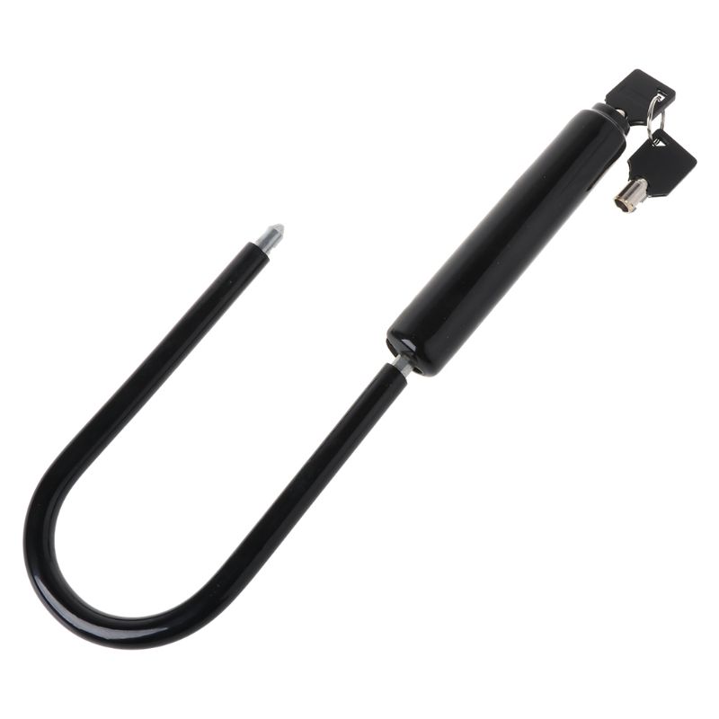 U-Schloss Fahrrad Fahrrad Motorrad Radfahren Roller Sicherheit Stahlkette + 2 Schlüssel Neu – Detail 7