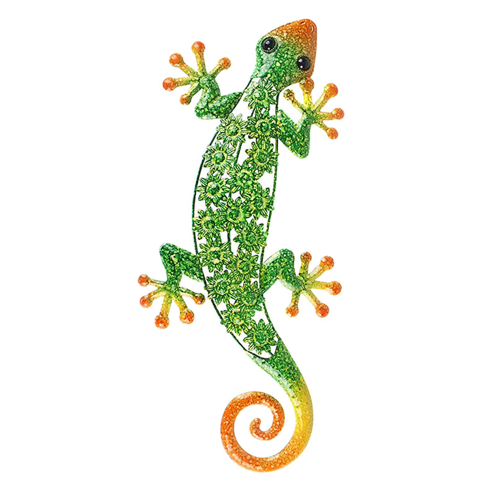 Premium Metal Gecko Wall  indoor  for Fairy Garden Yard Fence