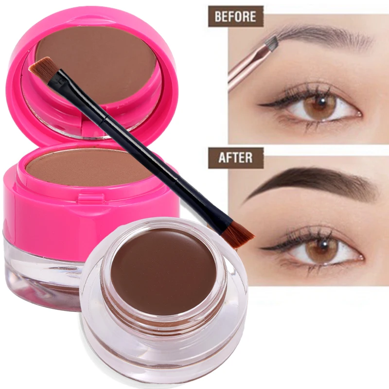 Best of 2 IN 1 Eyebrow Eyeliner Gel Quick Dry Long Lasting Eye Liner Cream With Brush Eyes Makeup Waterproof Eyebrow Enhancer Cosmetics Reviews & Tips