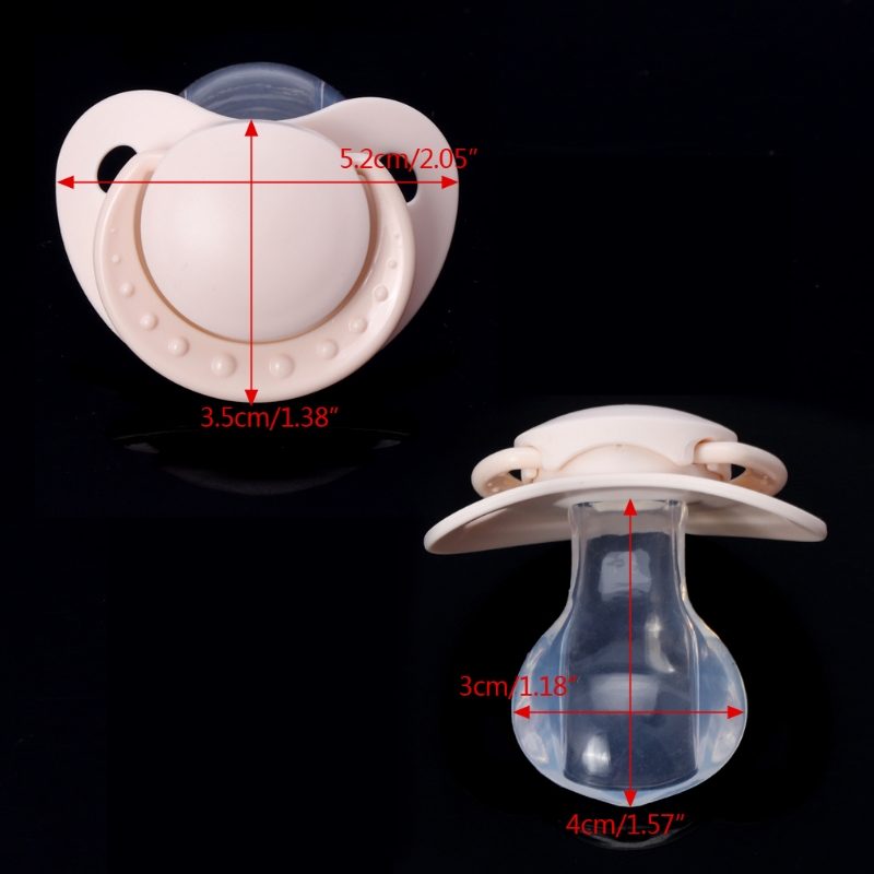Beruhigende Schnuller puppe in Erwachsenen größe für erwachsene Babys großer Griffs child für erwachsene Babys großer Griff rosa blau beige – Detail 7