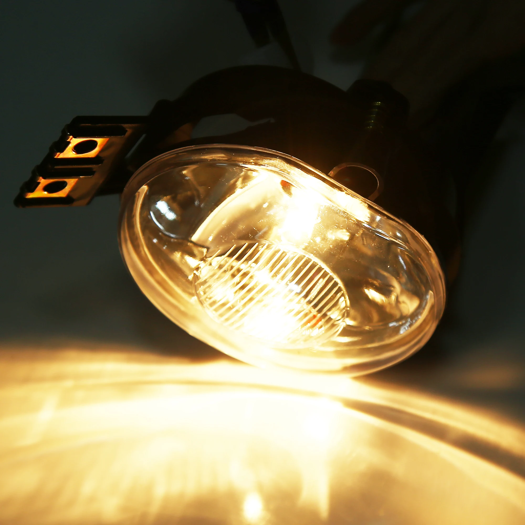 Luces antiniebla de conducción con lente transparente
