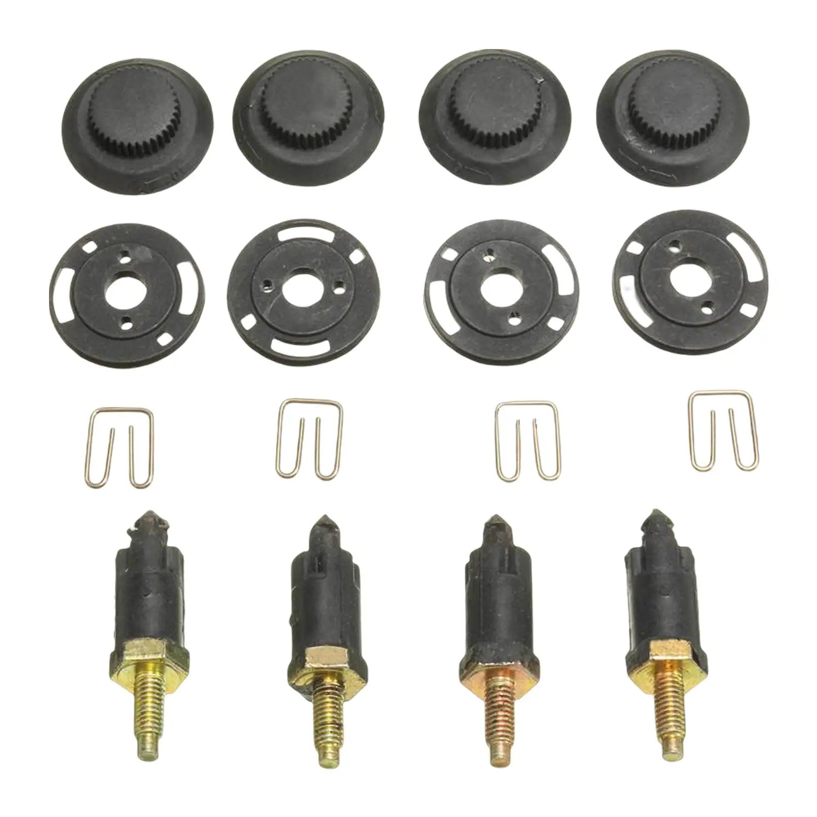 4Sets Engine Cover Bolt and Clip Set 013711 Replacement Car Accessories 0137F6