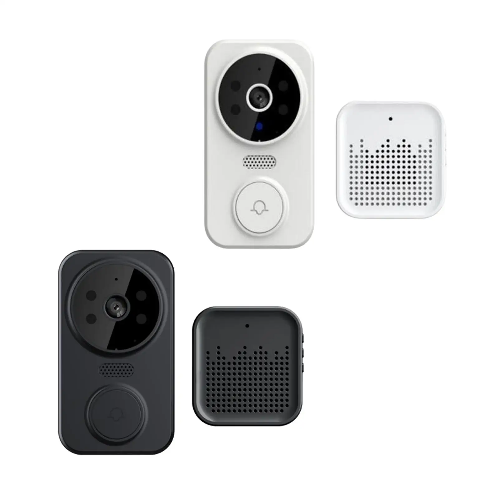 Wireless Doorbell Camera WiFi Doorbell Camera Smart Wireless Remote Video Doorbell HD Night Vision Door Chime for Office Home