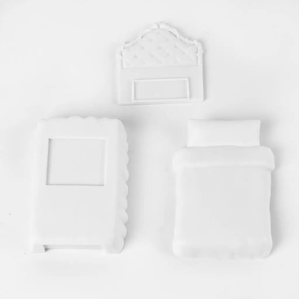 1:25  Single Bed Model Kit for  Train Diorama DIY Micro Landscape Architectural Model Accessories