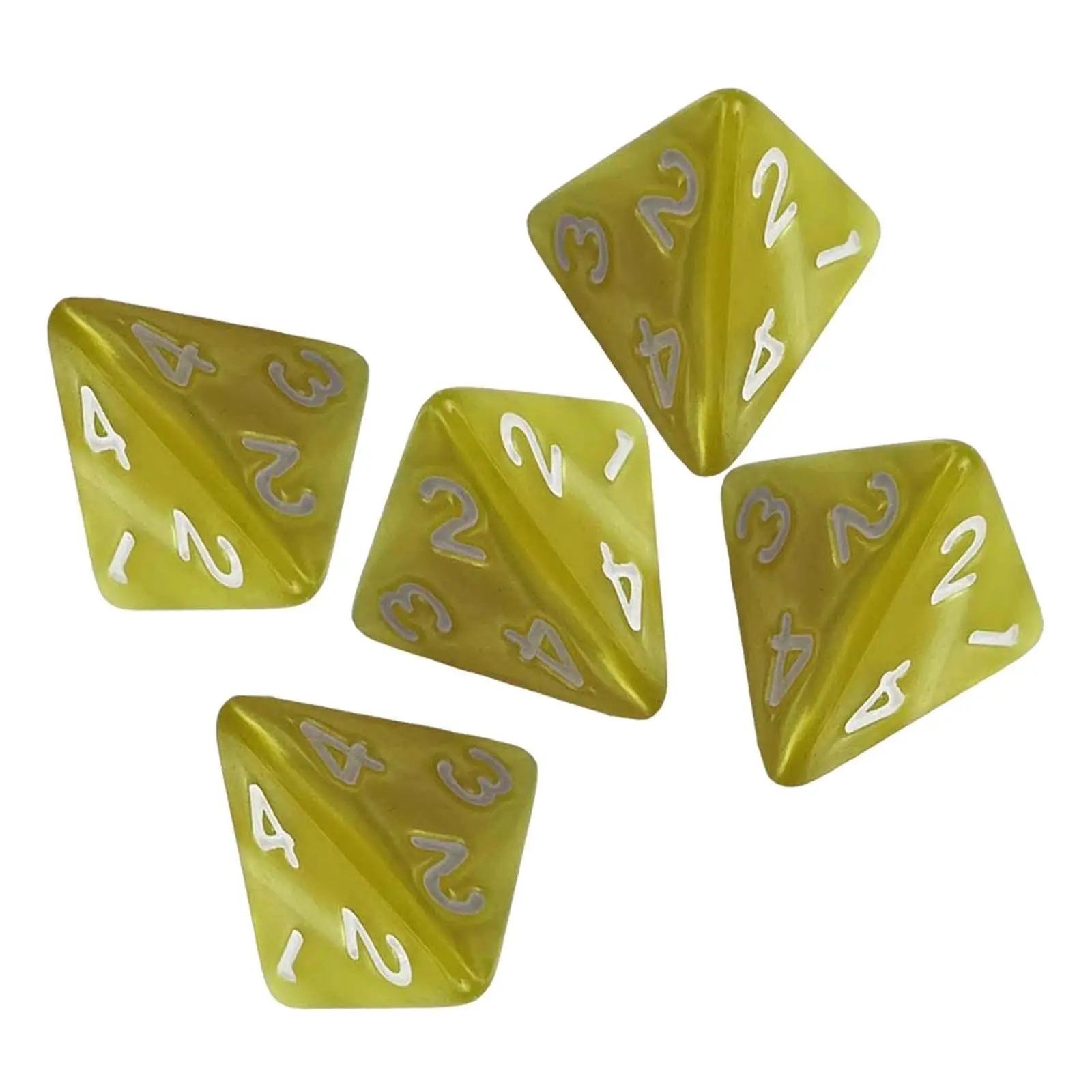 5pcs Game Dices Party Favors Polyhedral Dices for Bar KTV Role Playing Game
