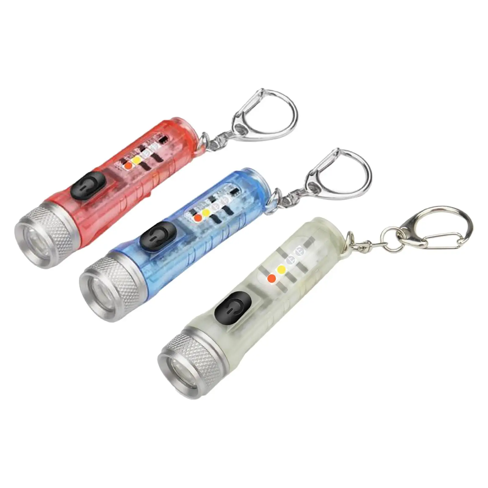 Portable Mini LED Flashlight USB Rechargeable Pocket Light LED Work Light Torch Small flashlights for Outdoor Hiking Backpacking