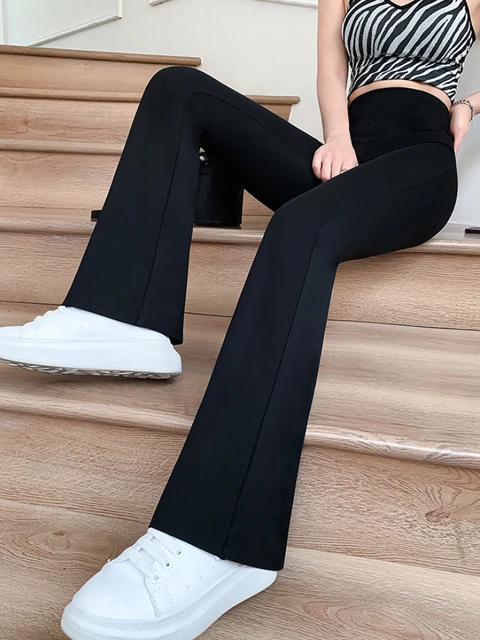 Flare Leggings Full Length Yoga Pants Women Bottoms High Waist