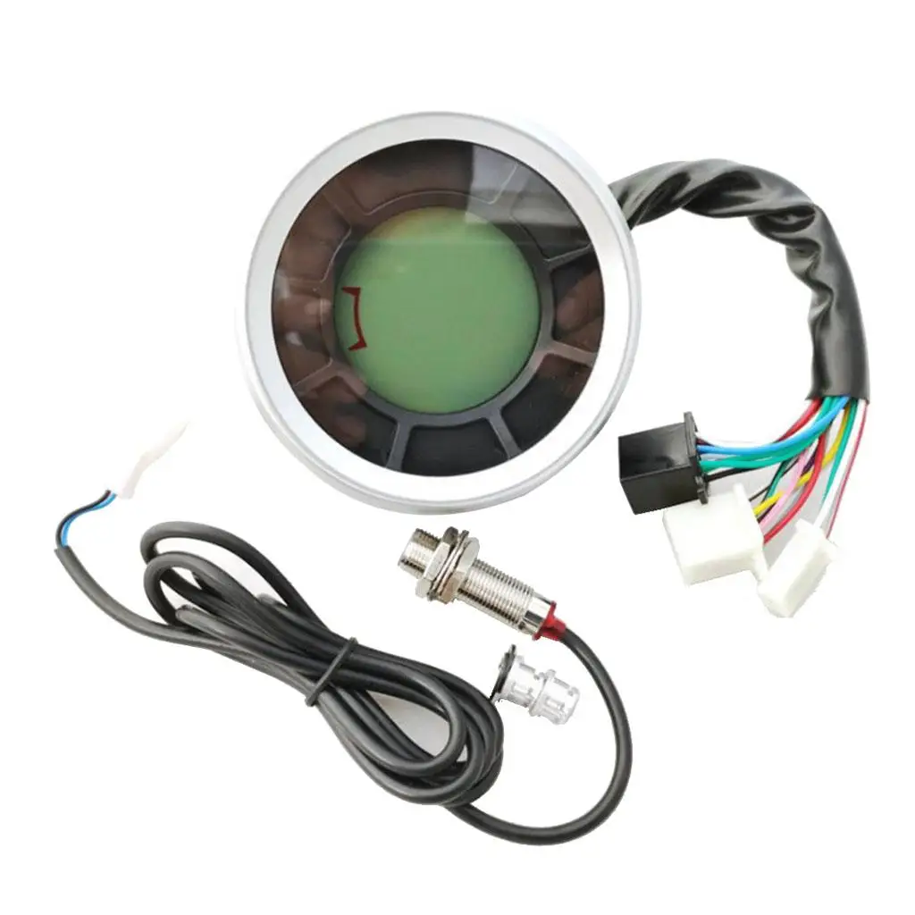 LED LCD Digital Speedometer Speedometer Motorcycles , Cylinders