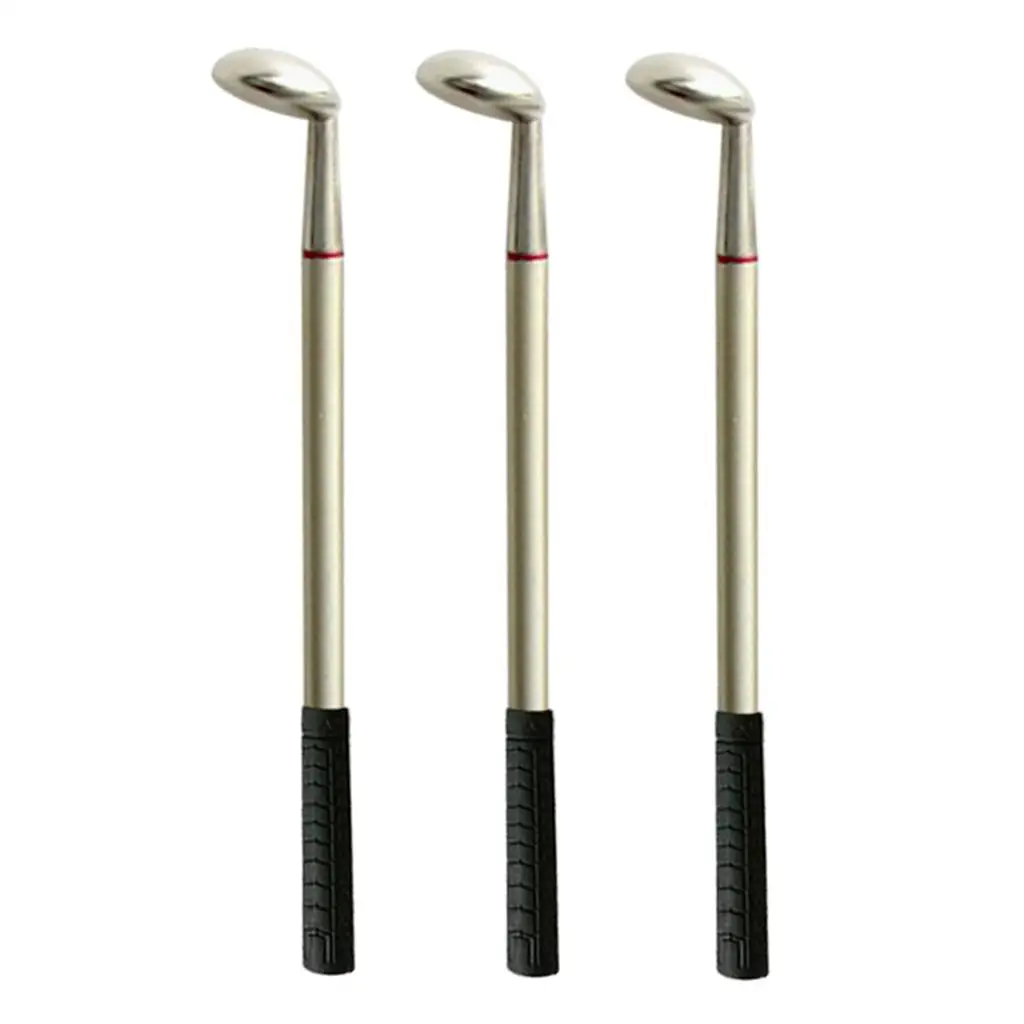 3 Lot Alloy Golf Pen Set  Gift Reusable Ballpoints Awards Club Souvenir