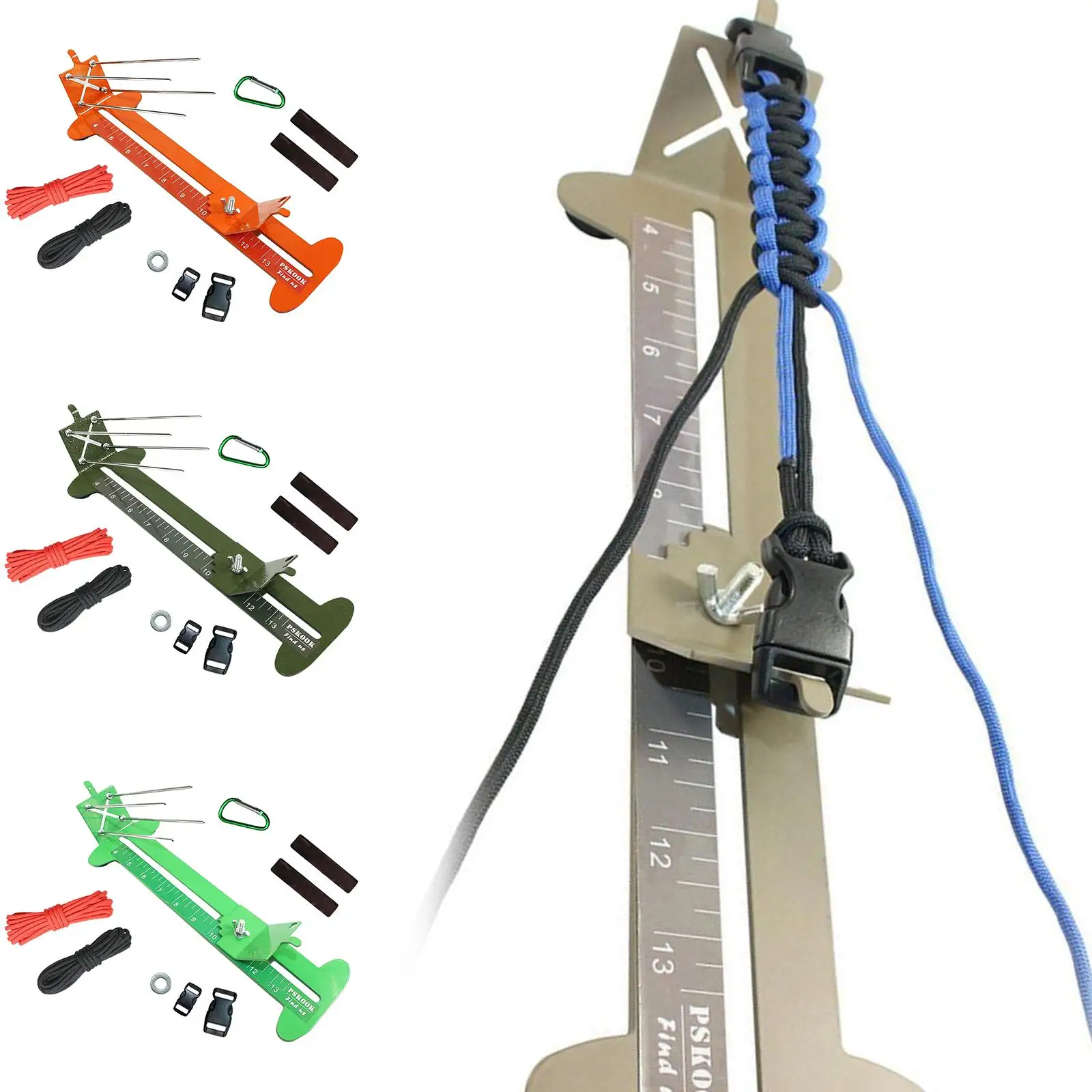 Paracordaa Bracelet Jig Kit for Paracordaa or Leather Work Paracordaa Tool Adjustable Length Paracordaa Jig Bracelet Maker