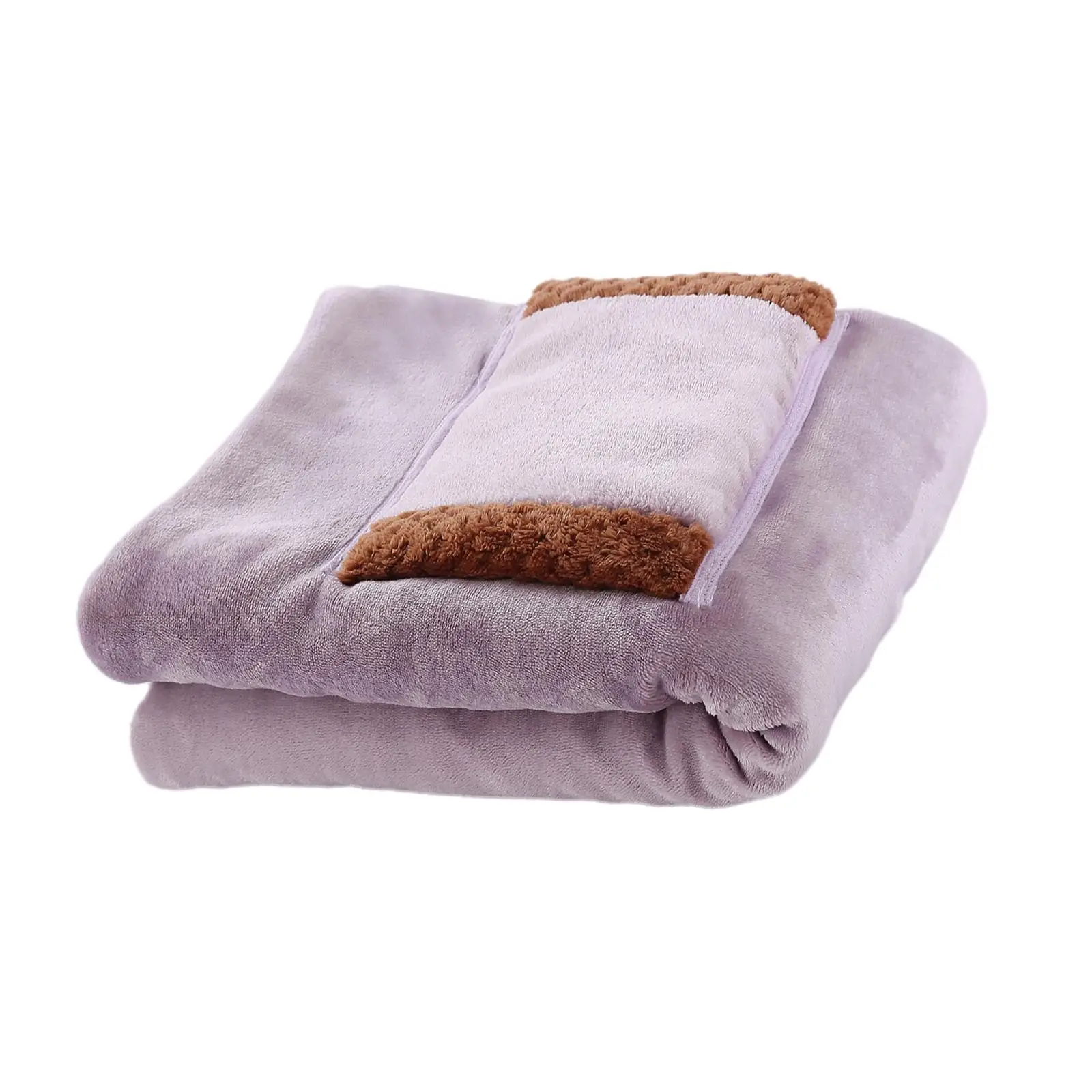 Electric Heating Plush Throw Carpet USB Rechargeable Foldable Washable