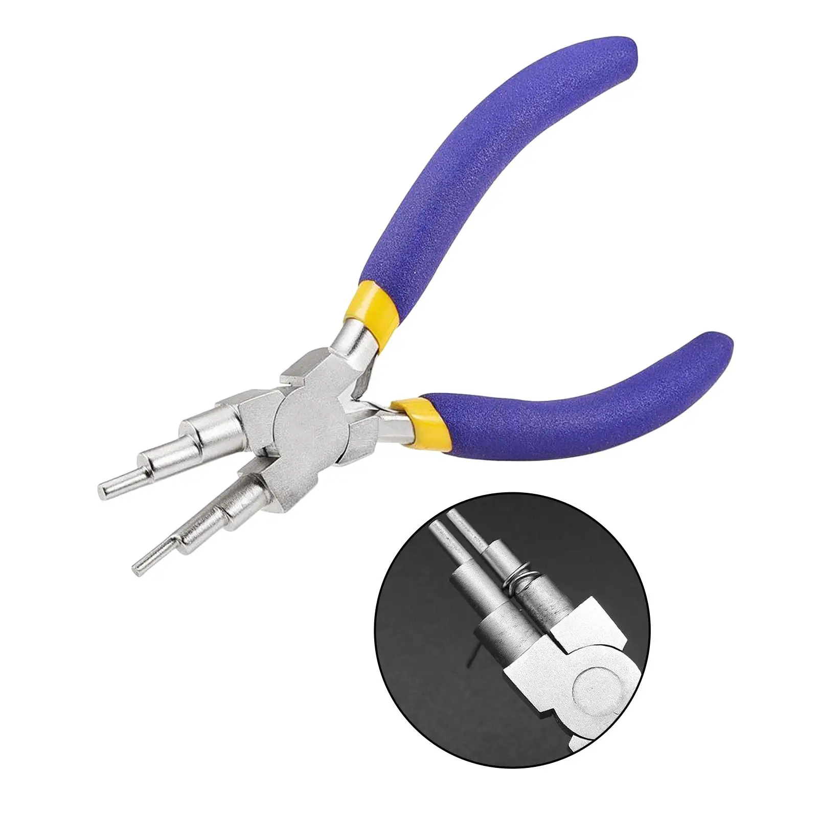 6-Step Bail Making Pliers Makes 2mm to 9mm Forming Jump  Jewelry Looping