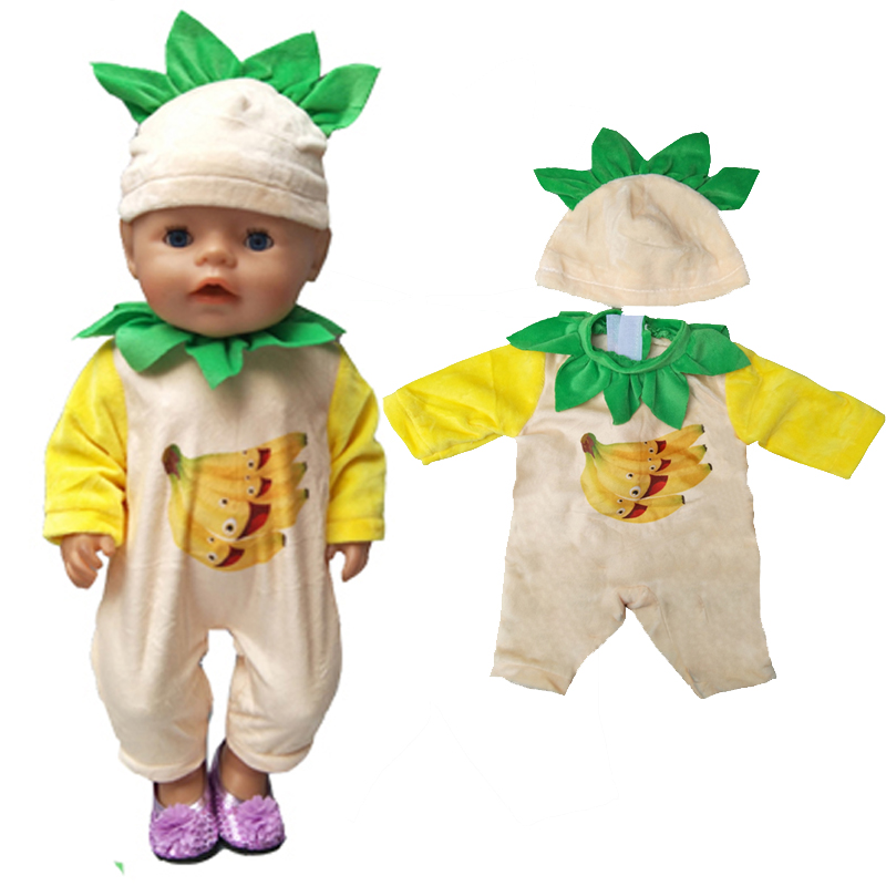 Doll Clothes for 43cm Baby New Born Doll Coat Unicorn Hoodie 17 Inch 18 Inch Baby Bona Doll Dress Christmas Toys Clothes