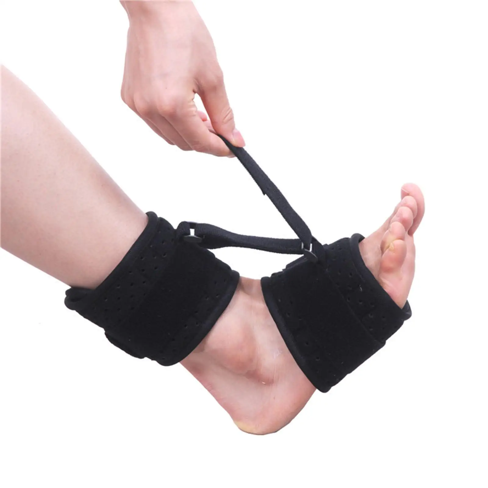 Dorsal Night Splint for Plantar Fasciitis for Heel, Ankle, Arch Foot Pain Adjustable Dorsiflexion Strap