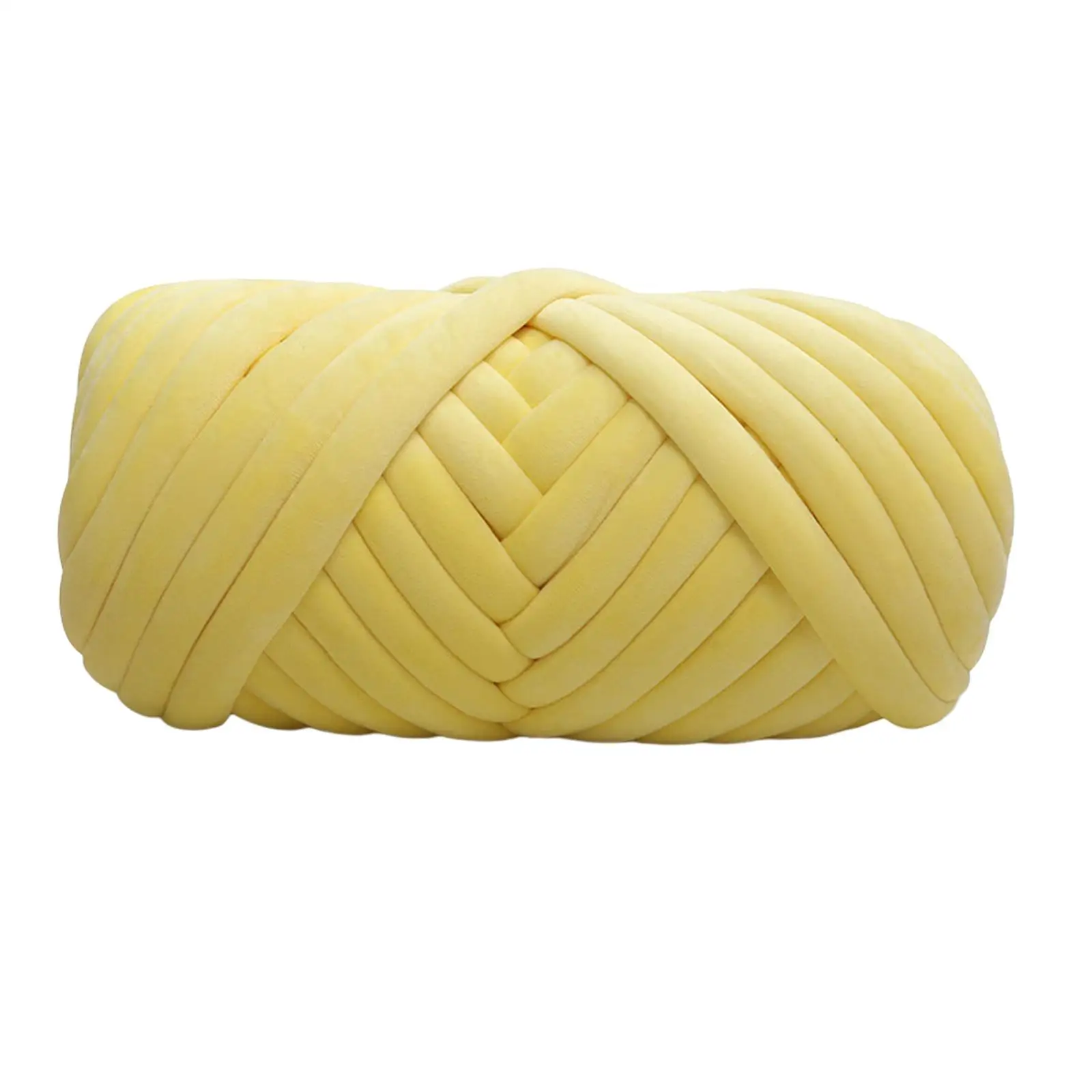 1kg Velvet Chunky Yarn Arm Knitting Cushion Baskets Rug Making Soft Macrame
