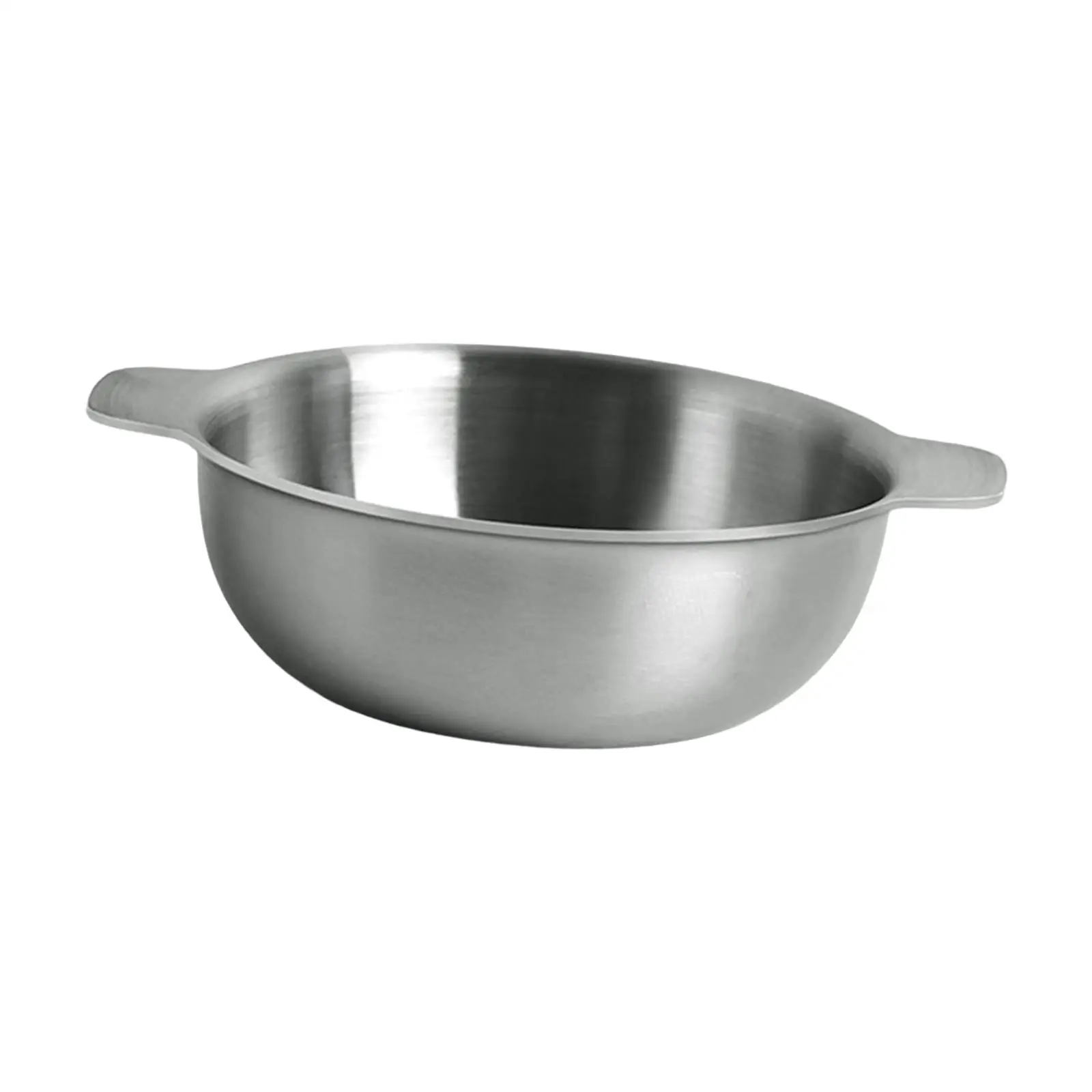 304 Stainless Steel Bowl Easy to Clean Flatware Kitchen Tableware Container Thicken Large Capacity Ramen Bowl for Soup Pasta