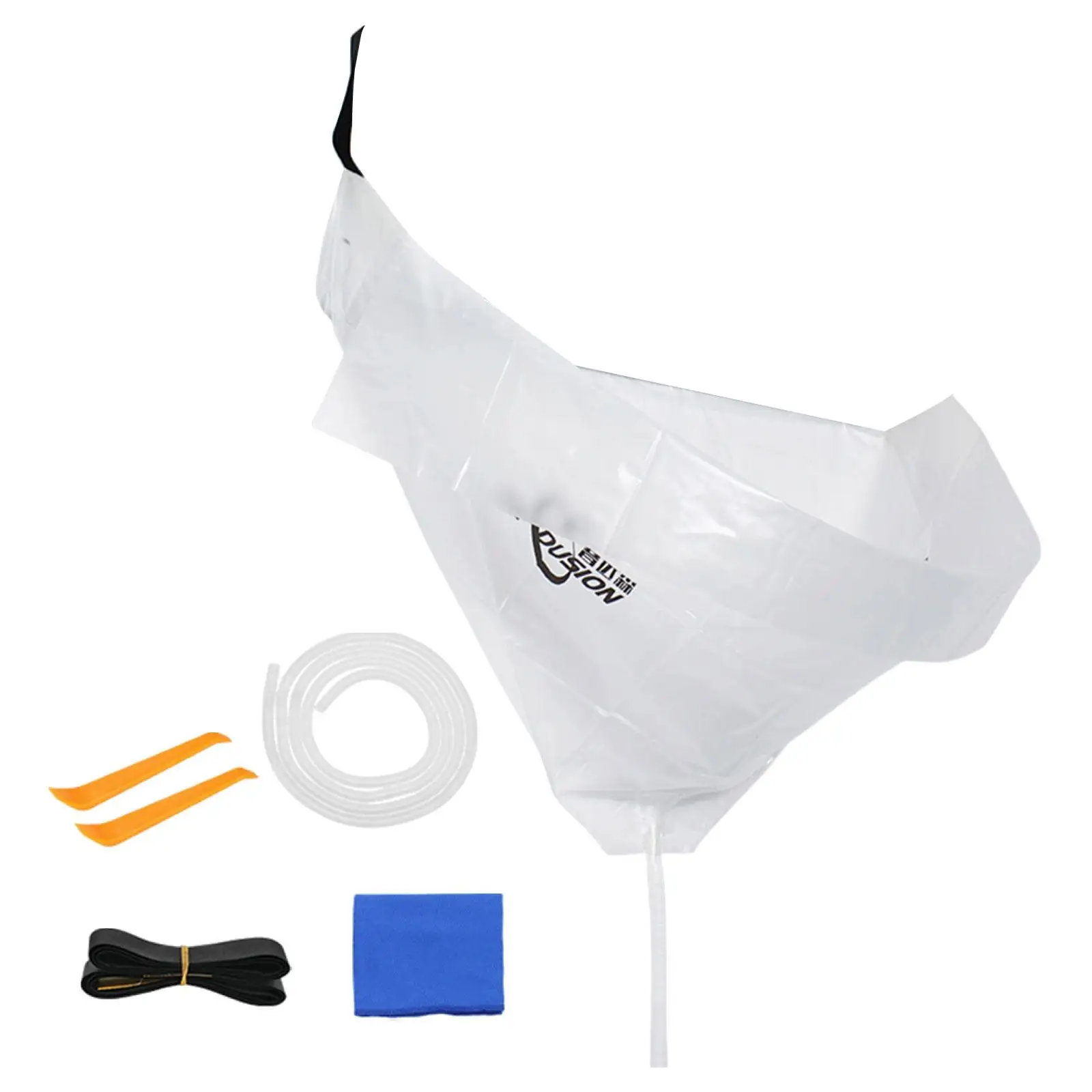 Air Conditioning Cleaning Cover Drain Outlet with Water Pipe Air Conditioning Service Bag for Home Shop Hotel Household