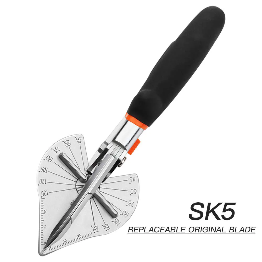 Winkelschere 45-120 Grad Gehrungsschneider Handschere Multifunktionale PVC PE Kunststoffrohrschere für Hausarbeiten, Heimdekoration, Sanitärarbeiten – Detail 5