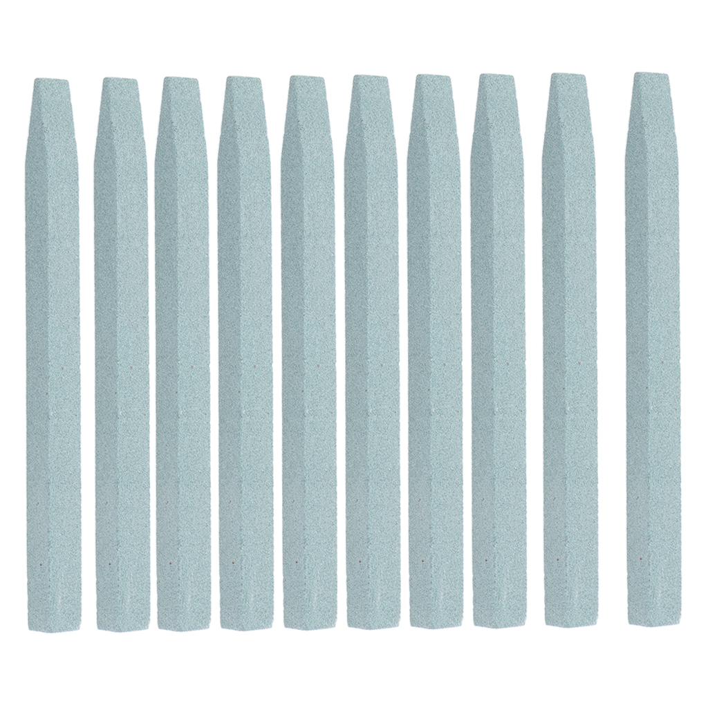 10pcs/Nail  File V-shaped Scrub Rod Cuticle Remover Stick  Pusher