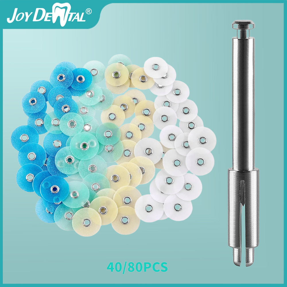 Best of JOY DENTAL 40 / 80Pcs Dental Polishing De Polimento Discs Gross Reduction Contouring Mandrel Stripes Set Dental Materials Reviews & Tips