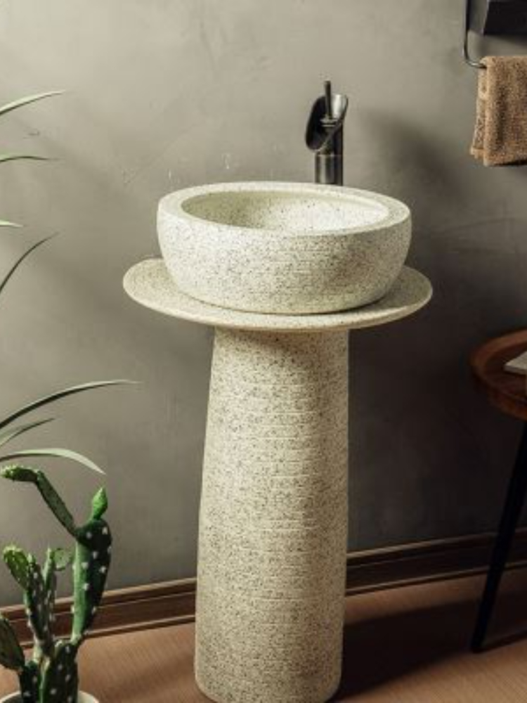 Title 2, Wash Basin Single Column Type Courtyard Sink Si...