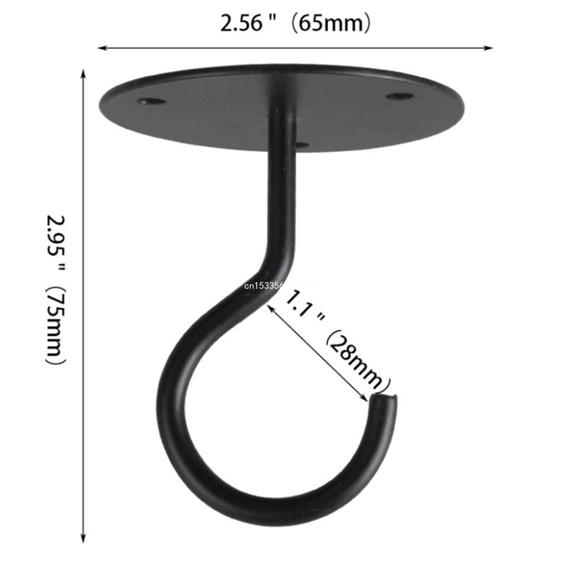 Description Picture 5 of itemWall Mount Ceiling Hook Bracket Hanger for Hanging Bird Feeders Lanterns Wind Chimes Planters Decoration Outdoor Wholesale