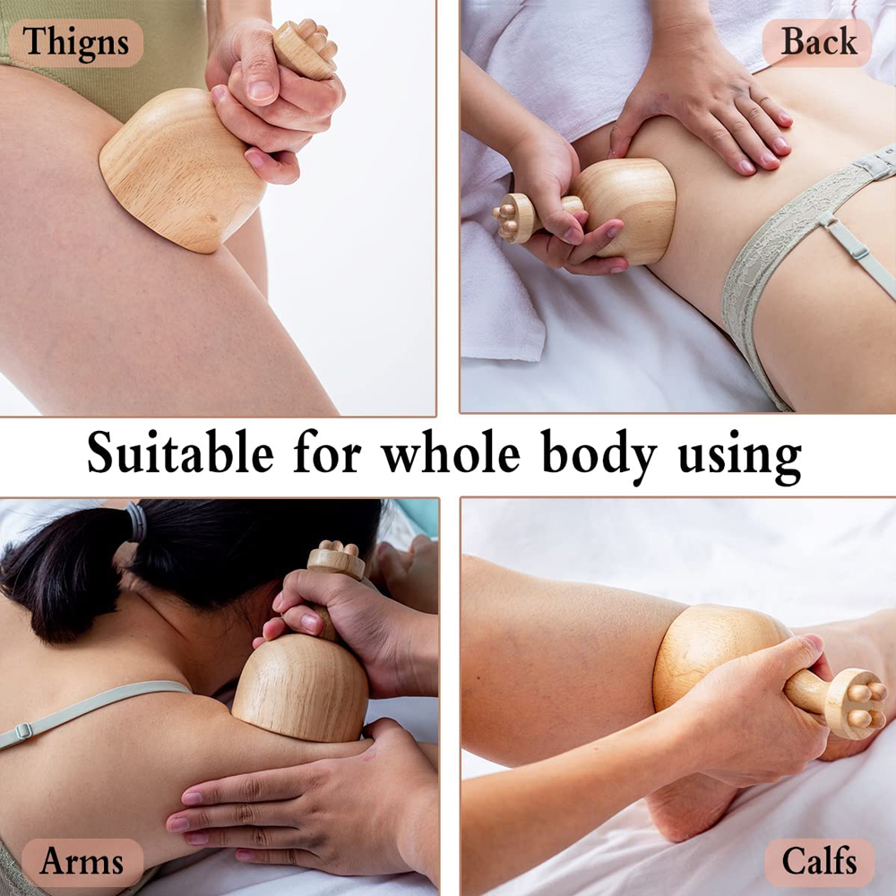 Best of Wood Therapy Massage Tools Professional Maderoterapia Kit Body Sculpting For Lymphatic Drainage And Anti-Cellulite Wood Massager Reviews & Tips - Image 6