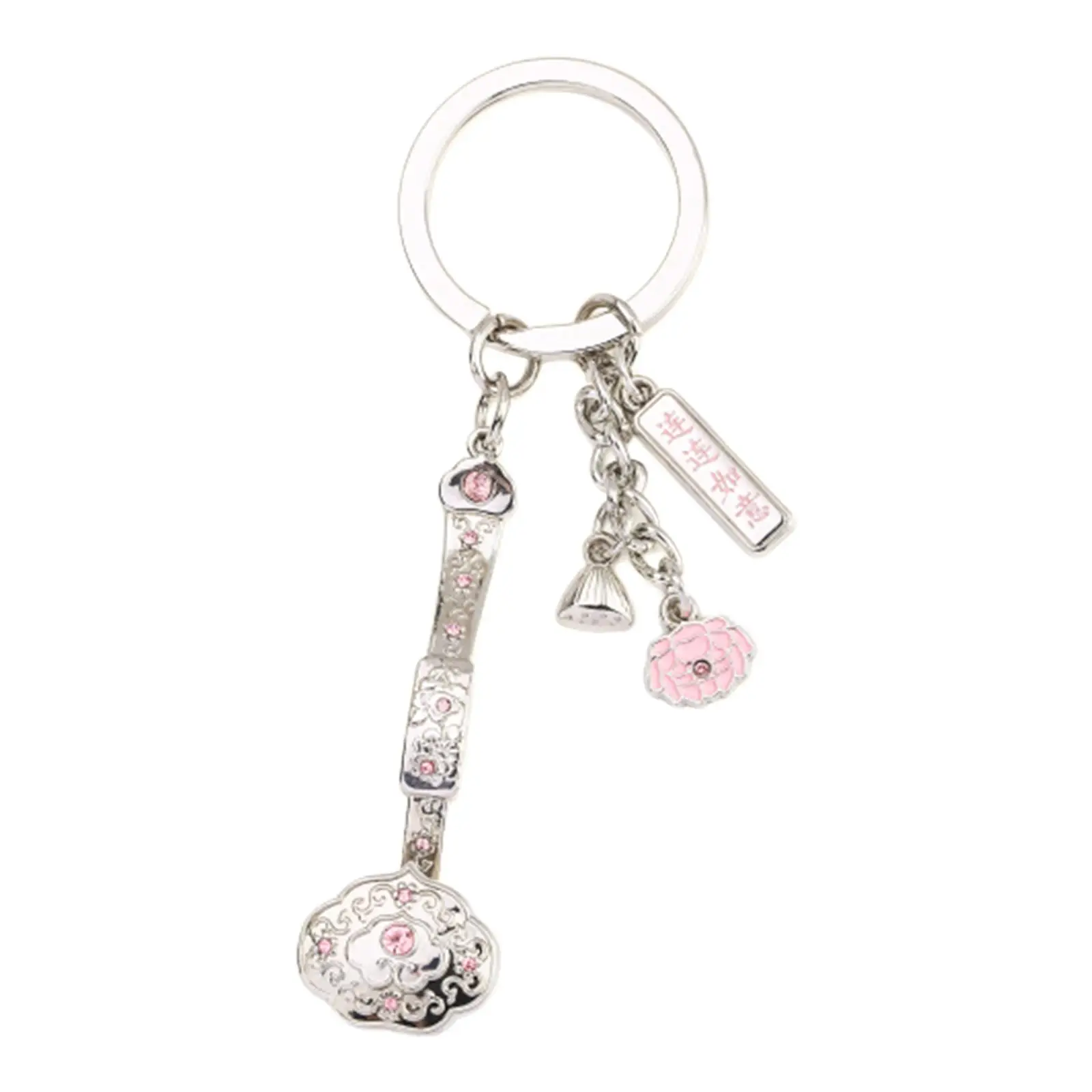 Keychain Clip Key Fob Bag Decoration Keyfob Gifts Lucky Sign Purse Bag Key for Women Men Boys