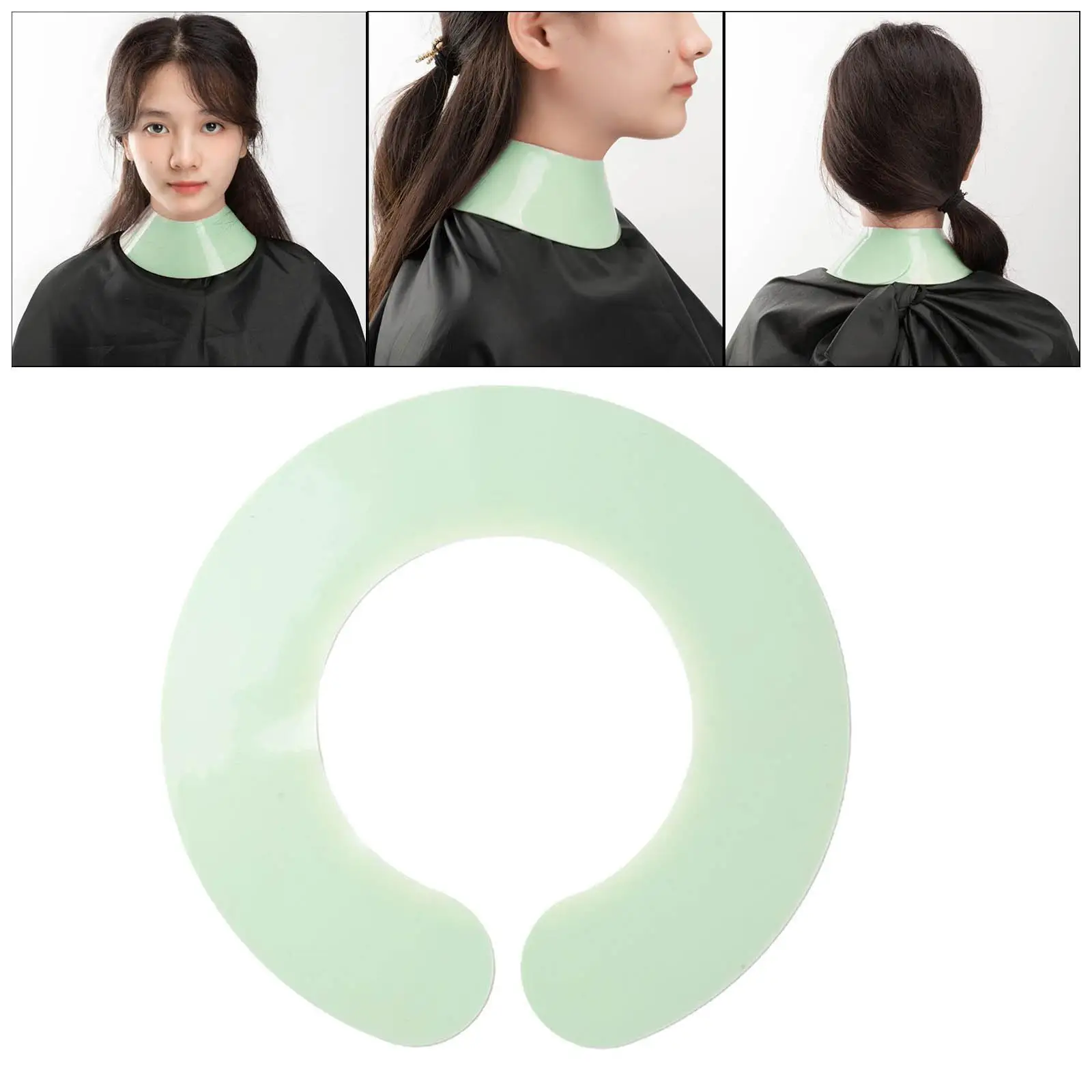 Waterproof Hair Cutting Collar Cape Silicone Dyeing Hairdresser