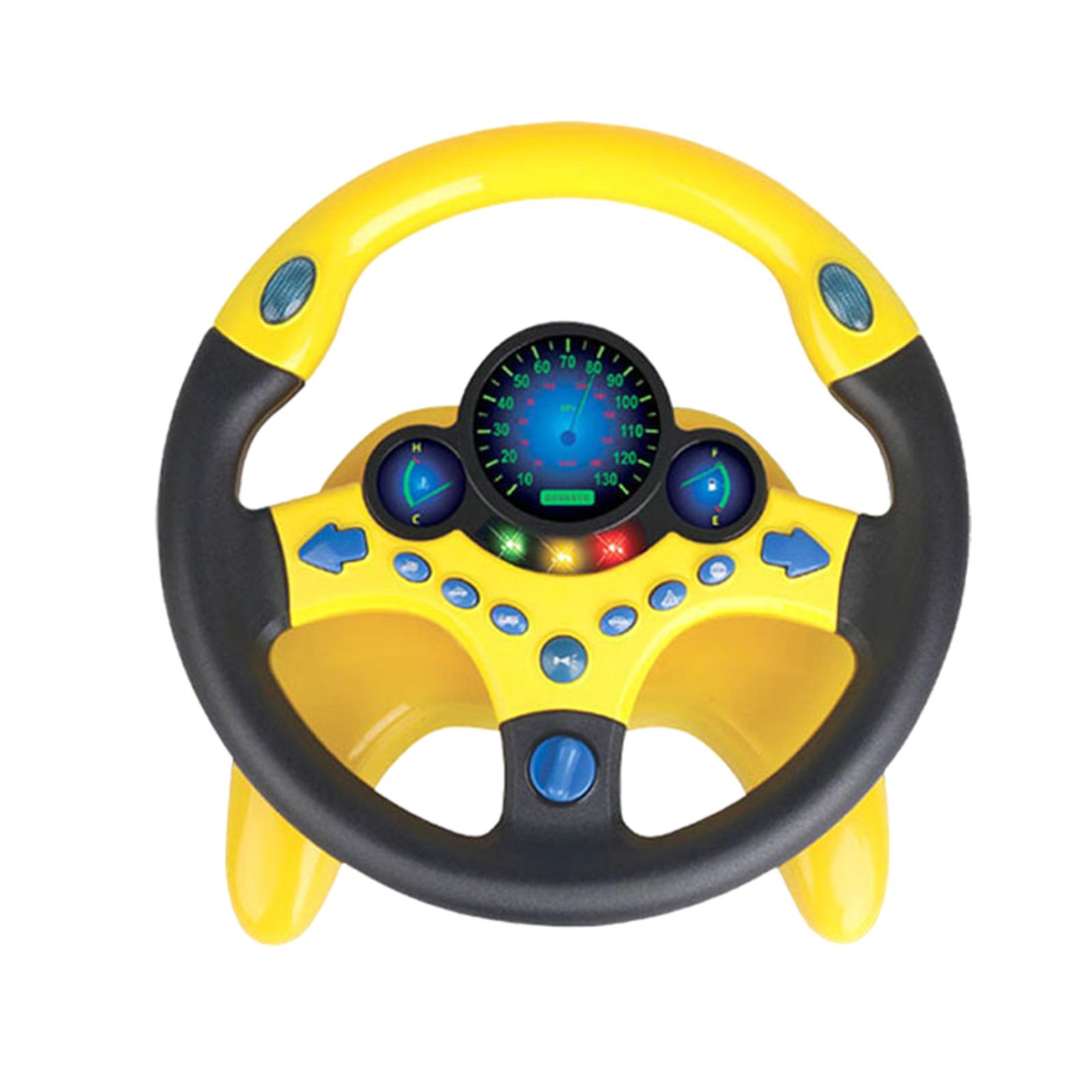 Driving Steering Wheel Toy Pretend Driving Funny Driving Controller for Kids Develop Imaginatin Copilot Play Educational Toy