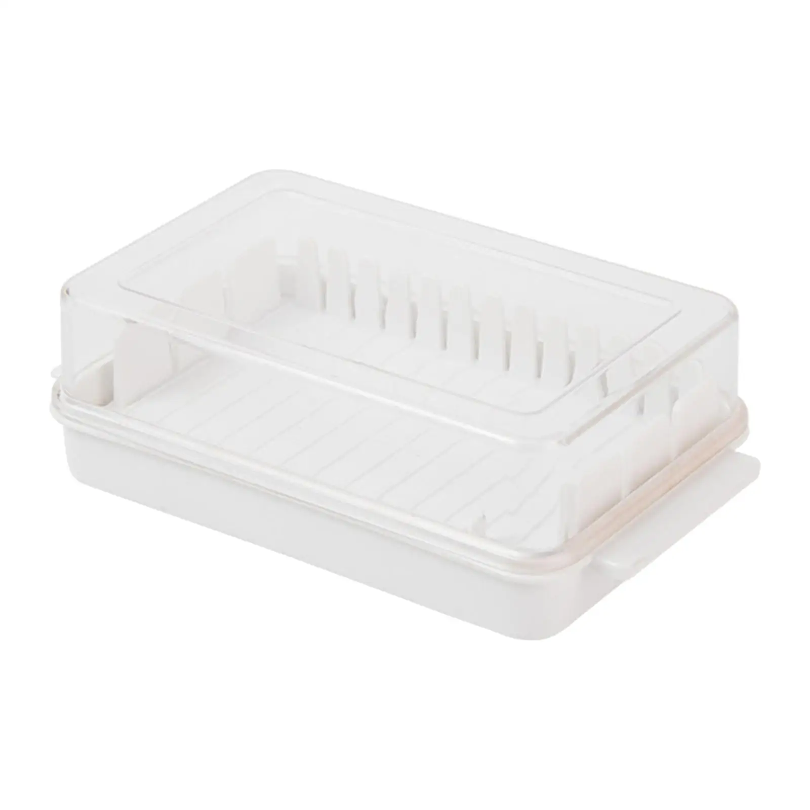 Butter Cutting Box Rectangle Storage Box Fresh-Keeping Airtight Lid Butter Storage Box for Kitchen