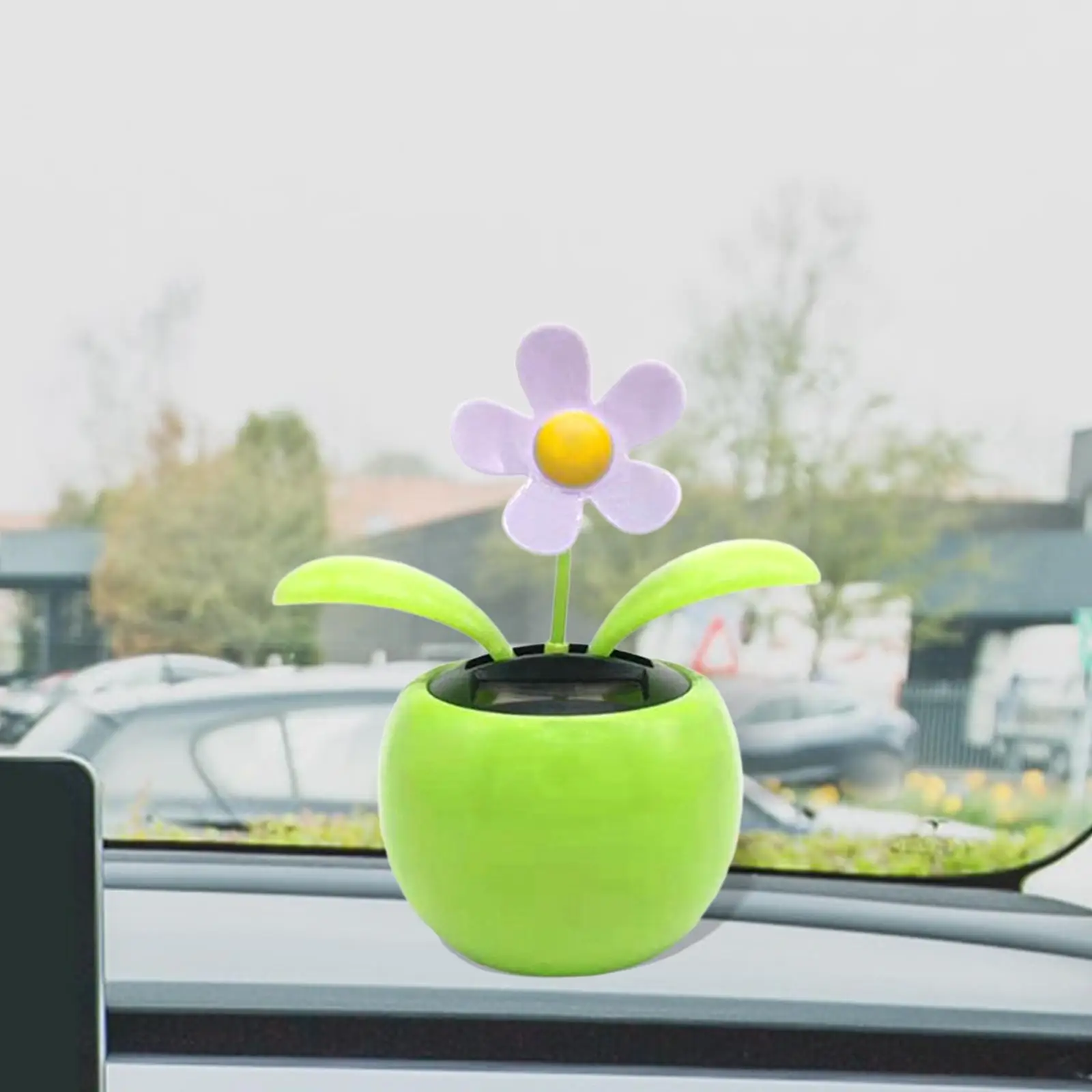 Solar Powered Dancing Flower Dancing Figurines Powered Toy Dancing Flower for Home Car Dashboard Kids Children Decor Baby