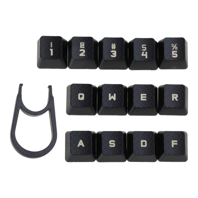 12PCS keycaps Keyboard Key Cap W/Key Puller Kit Replacement For Logitech  G413 G910 G810 Mechanical Keyboard Repair Accessories - AliExpress