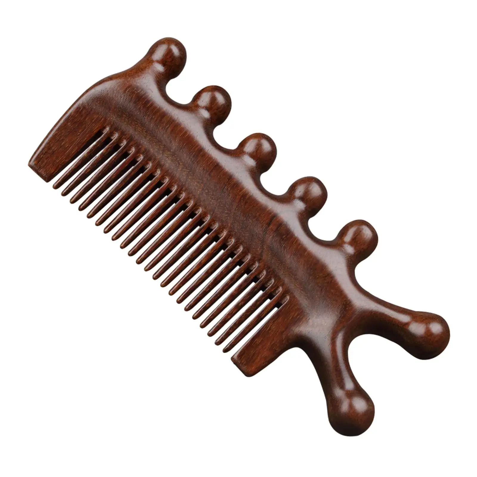 Wooden Massage Comb Handheld Hand Made Head Caring for Head Massage Tool Men