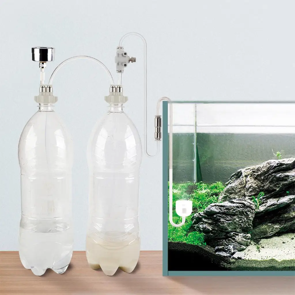 Aquarium DIY CO2  System Household DIY CO2  Set Bottle Caps for Salt Fresh Aquarium