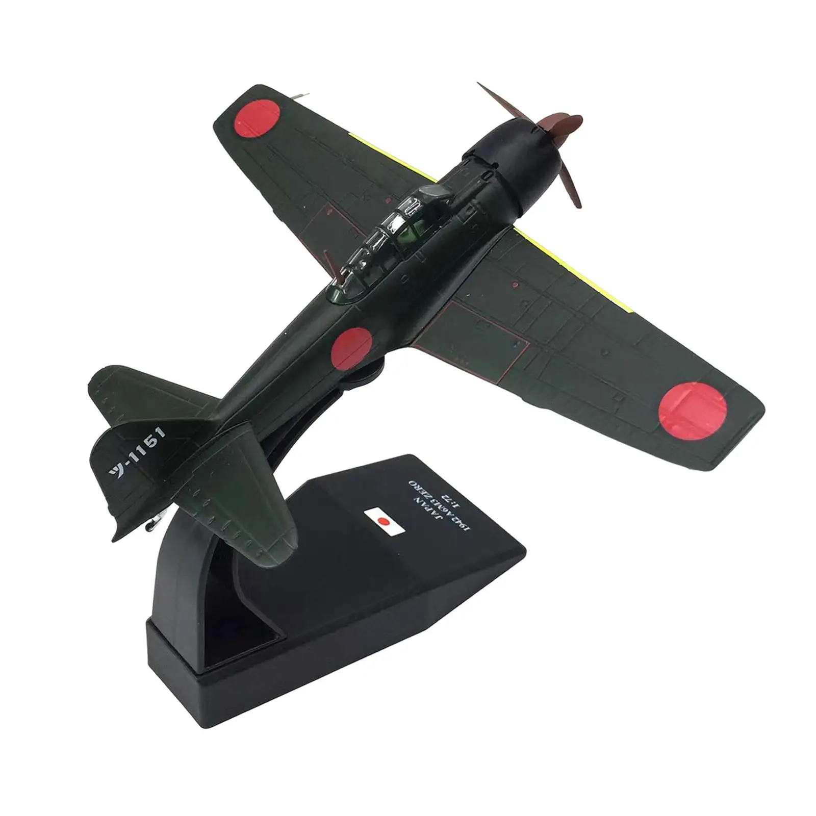 1/72 Scale Aircraft Decoration Metal Toy Collectibles Fighter for Adult Kids