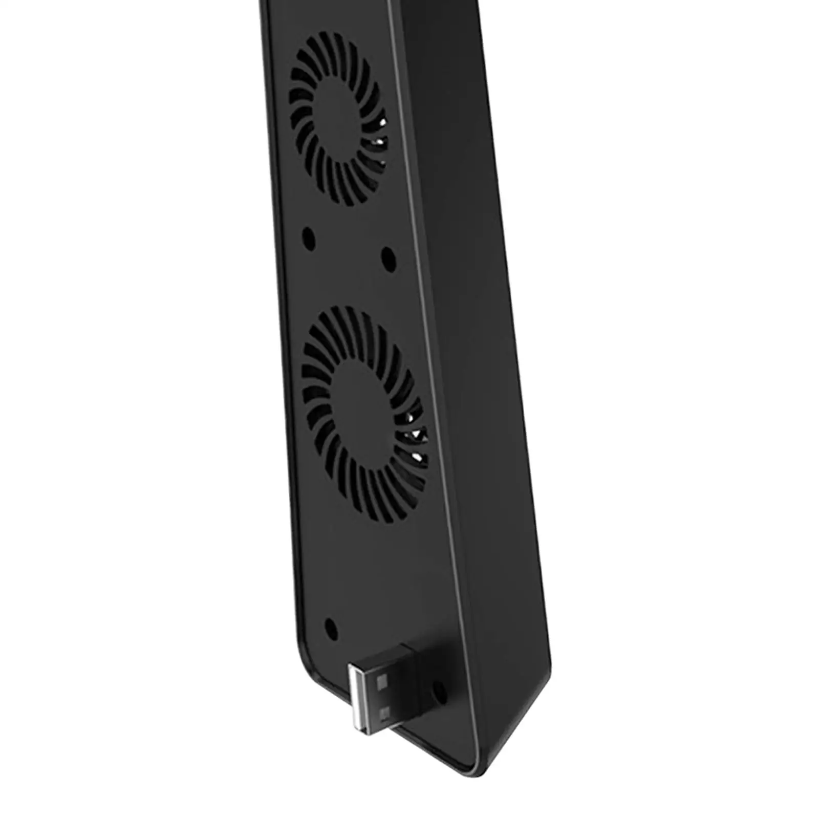 Upgraded Cooling Fan with LED Light with USB Port Horizontal Self Starting Quiet Silent Operation Cooler for Consoles