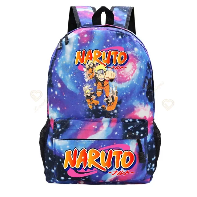 MOSDELU® Children's School Bags Naruto Uchiha Sasuke UzumAKI Printing