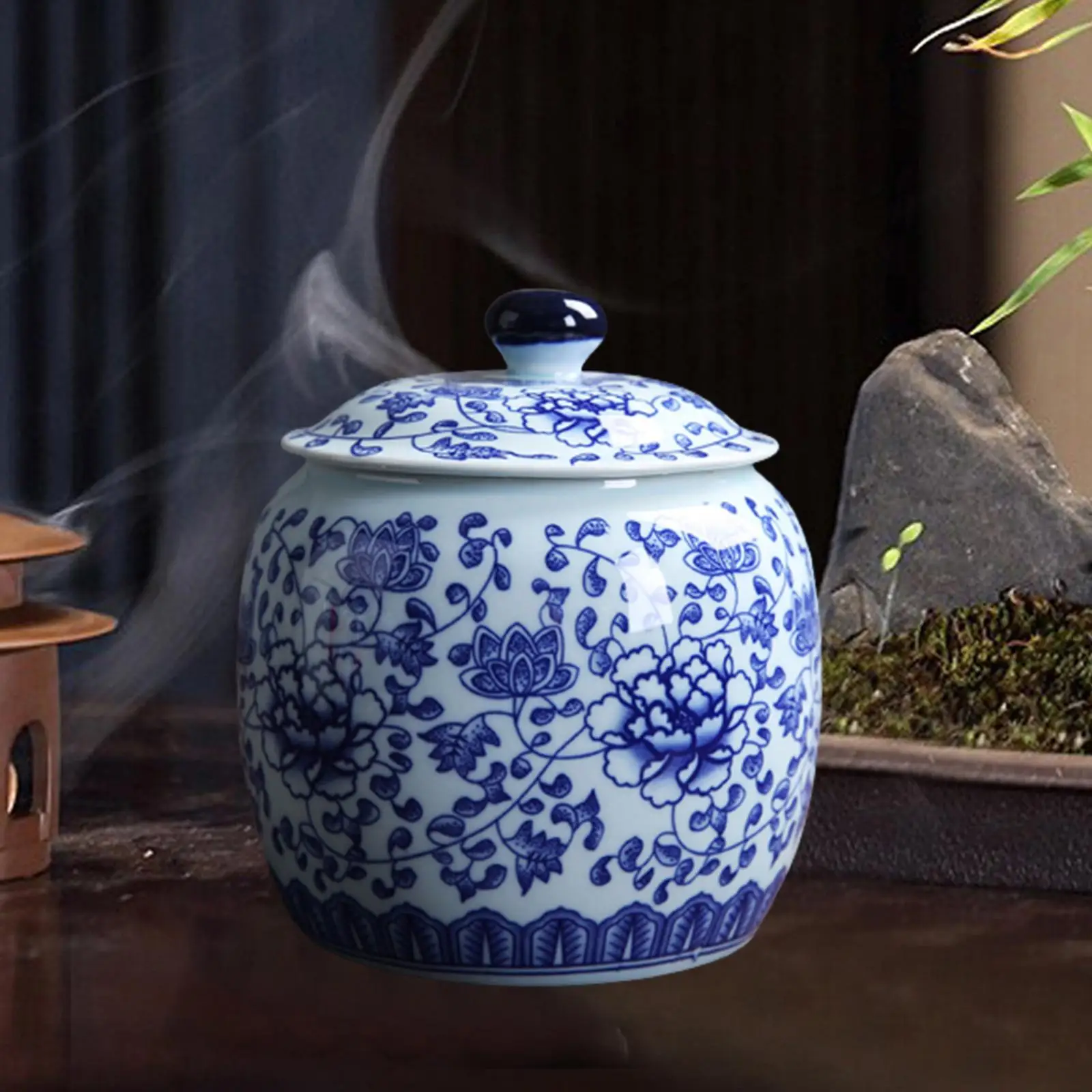 Porcelain Ginger Jars Ancient Chinese Style Decoration Ceramic Flower Vases