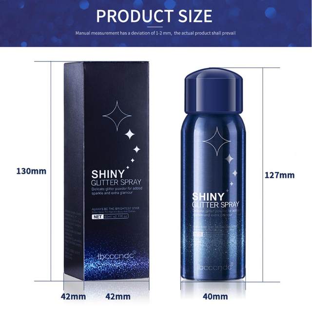 Shiny Glitter Spray Sparkle Spray per vestiti tessuto e Spray Glitter per  capelli per Spray Glitter lucido per abiti da ballo schiarenti - AliExpress