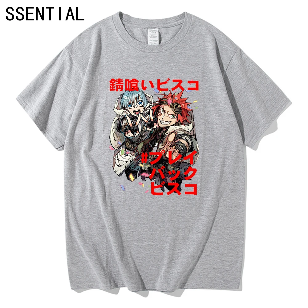 2022 Anime Sabikui Bisco T-Shirt Men Streetwear Bisco Print TShirt Female Funny Graphic Hot Anime Tee Shirt Summer Clothe Tops