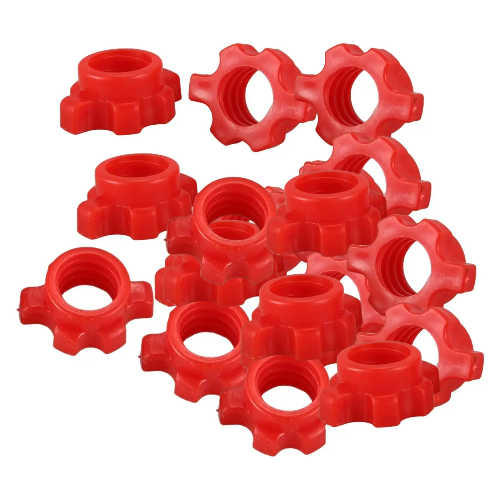 20Pcs Dumbbell Collars Fitness Fixing Nut for Training Powerlifting Exercise