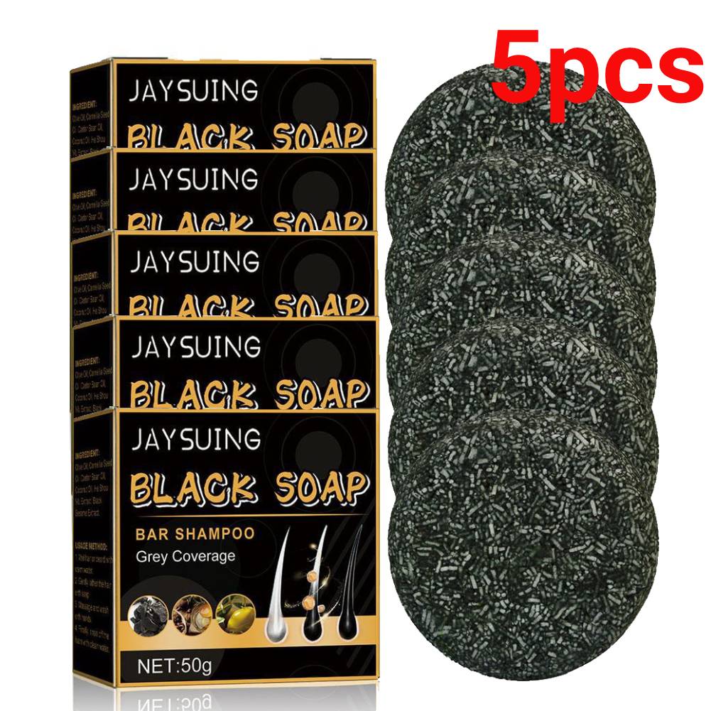 Best of 5pcs Hair Darkening Soap Shampoo Bar Fast Effective Repair Gray White Color Dye Hair Body Natural Organic Conditioner Black Soap Reviews & Tips