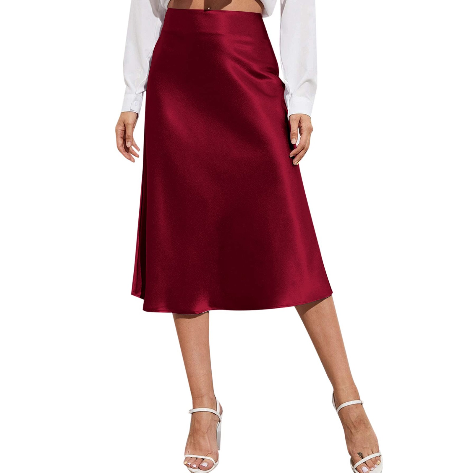 Title 6, 2022 Ladies Chiffon Silk Skirt Fashion Women