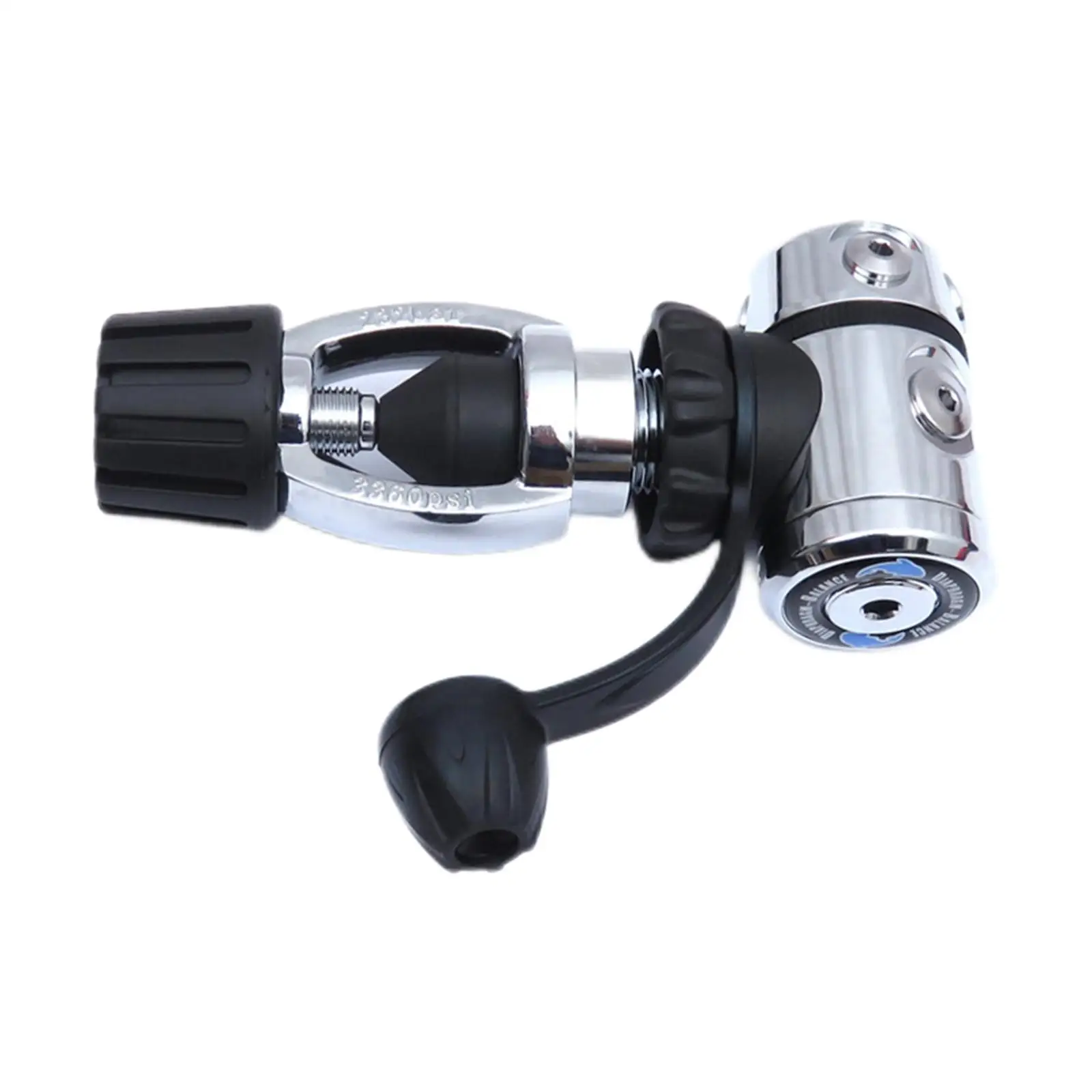Underwater Scuba Diving Din to Yoke Regulator Adaptor 1ST First Stage Adapter Convertor with Dust Cover for Scuba Diving