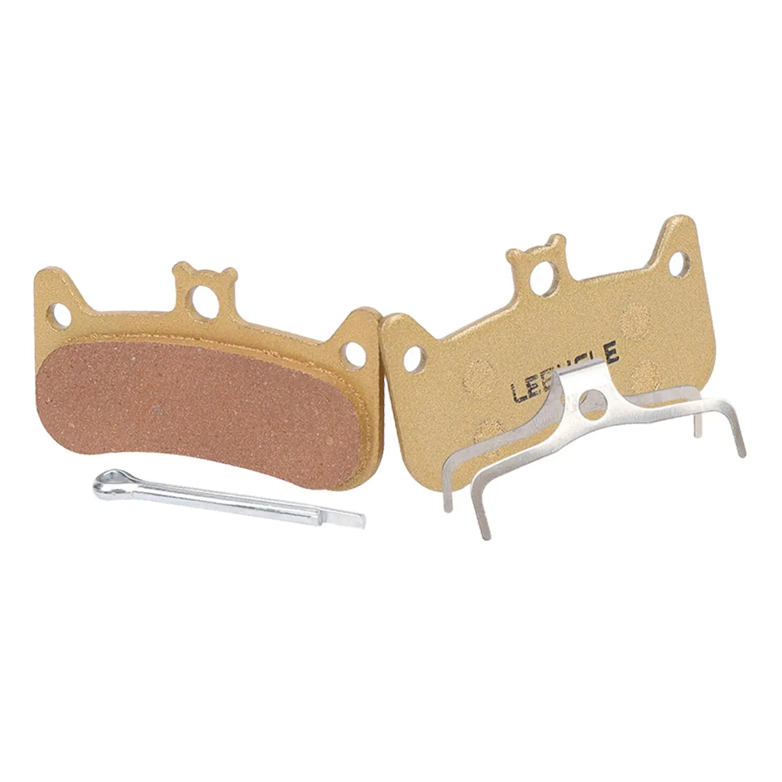 2Pcs Bike Brake Pads Easy to Install Spare Parts Metal Replacement Parts