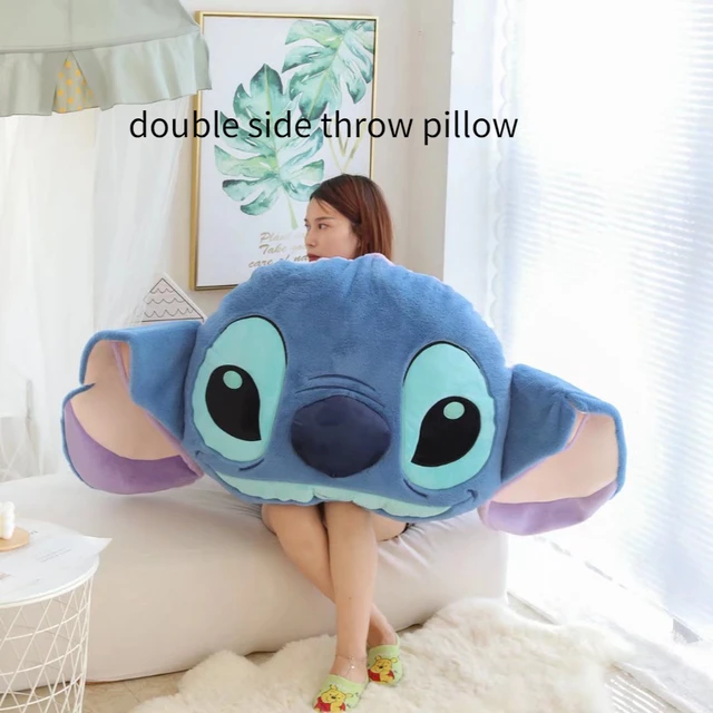 Disney Big Size Lilo&Stitch Plush Stuffed Doll Cartoon Kawaii Animal Couple  Sleeping Pillow Softmaterial Toy For Children Gift - AliExpress